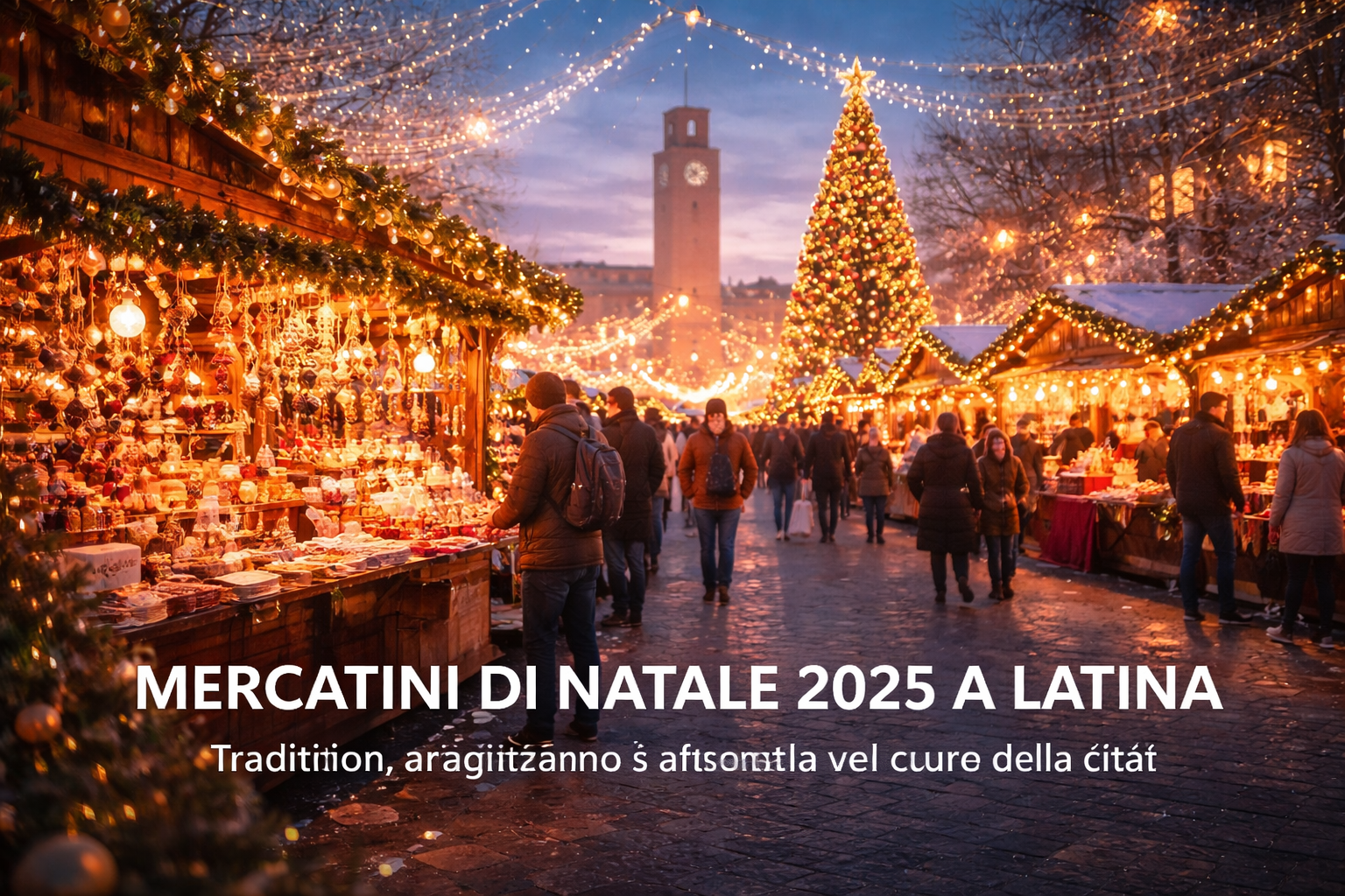 Mercatini di Natale 2025 a Latina: tradizione, artigianato e atmosfera nel cuore della città
