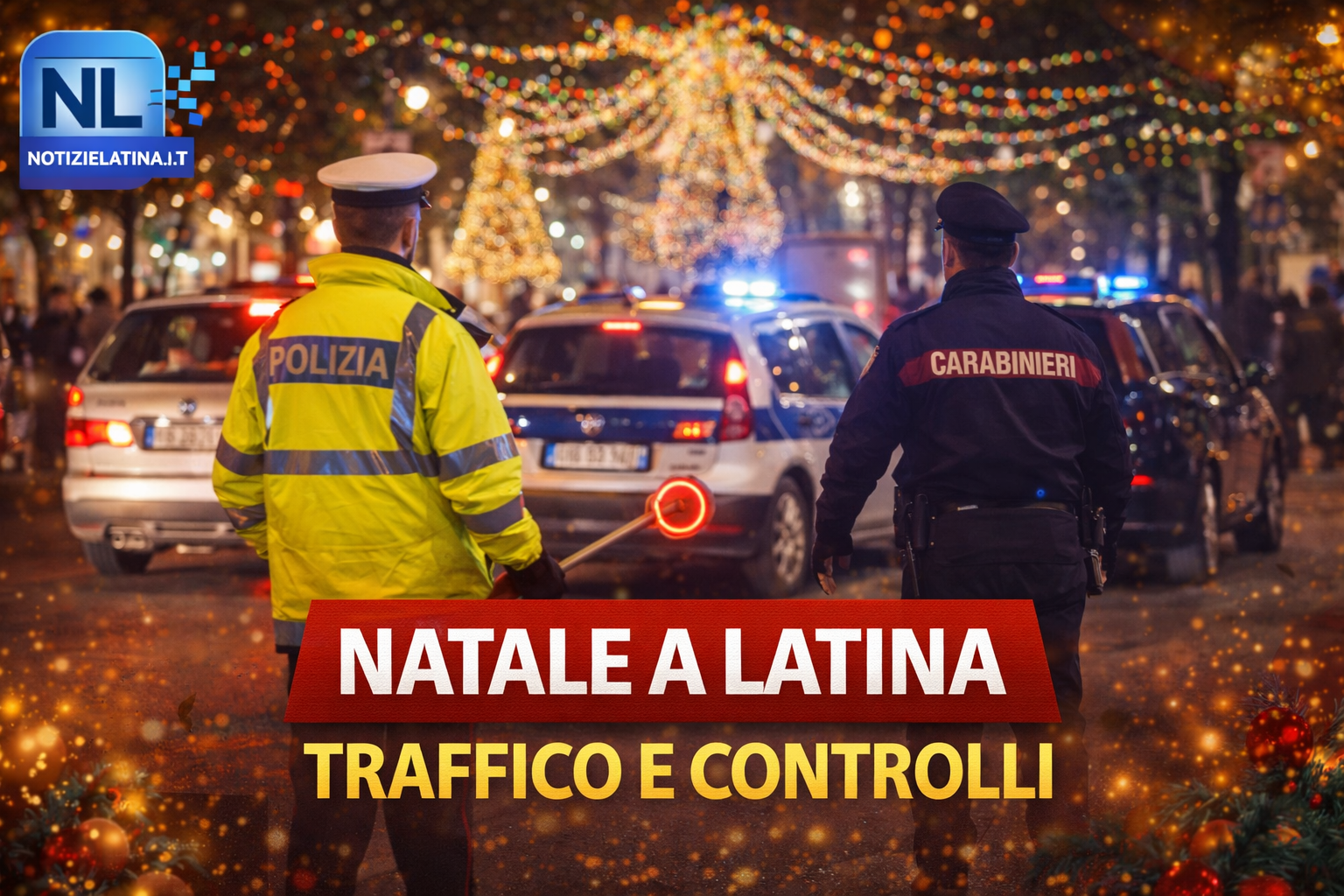 Natale a Latina: tra traffico, controlli e una città divisa tra festa e tensioni